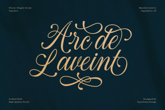 Arc De Laveint: A Handwritten Font for Makers