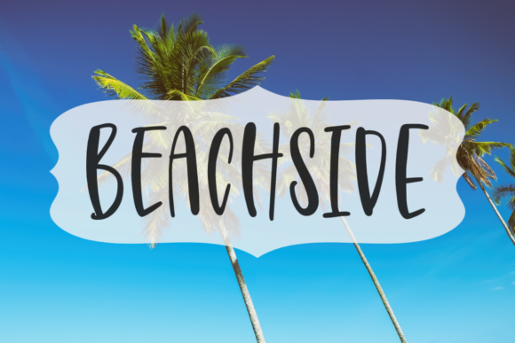 Beachside Font Review for Social Campaigns