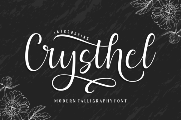 Crysthel Font: A Handwritten Typeface for Branding