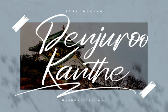 Denjuroo Kanthe: A Warm Script Font for Web Design