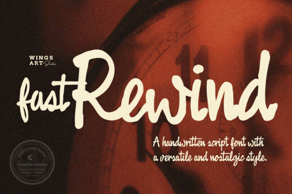 Fast Rewind: A Versatile Script Font for Campaigns