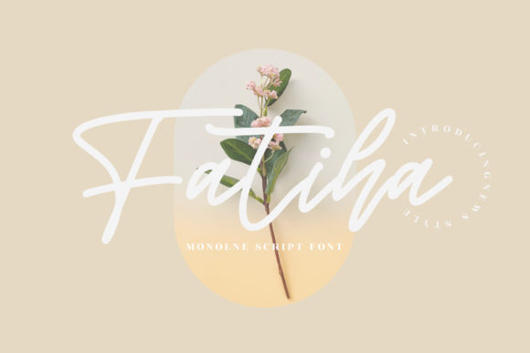 Fatiha: A Graceful Script Typeface for Editorial Design