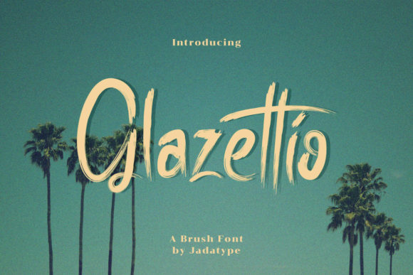 Glazettio: A Handwritten Font for Modern Web Design