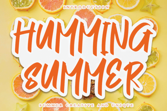 Humming Summer: A Handwritten Font for Clear Campaigns