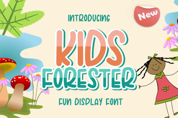 Kids Forester: A Playful Script Font for Campaigns