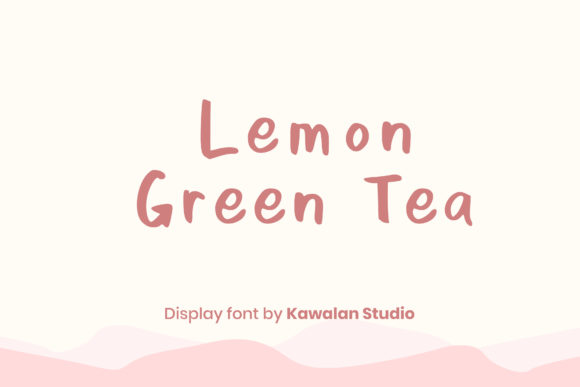 Lemon Green Tea Font for Bold Campaigns