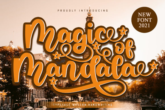 Magic of Mandala: A Handwritten Font for Branding