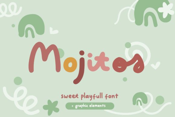 Mojitos: A Playful Handwritten Font for Crafters