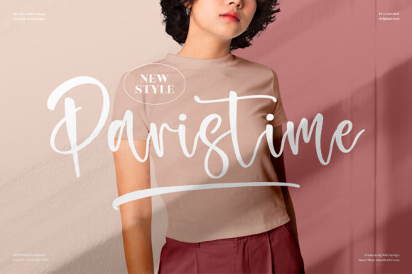 Paristime: A Timeless Handwritten Typeface for Editorial Design