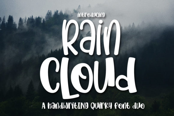 Rain Cloud Font: A Fresh Handwritten Typeface for Branding