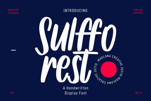 Sulfforest: The Script Font for Scroll-Stopping Content