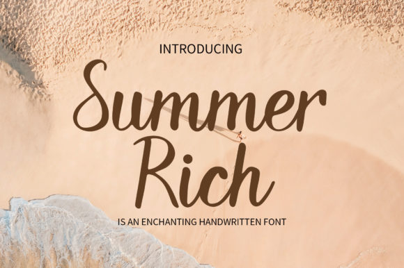 Summer Rich Font Review for Designers