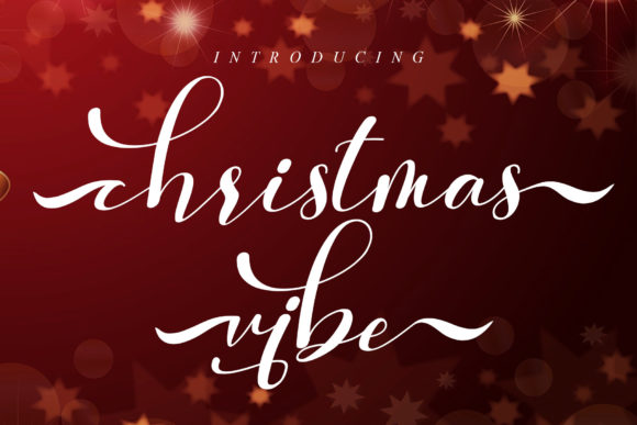 The Christmas Vibe: A Script Font for Editorial Warmth