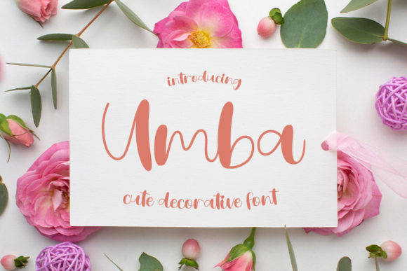 Umba: A Timeless Handwritten Font for Editorial Design