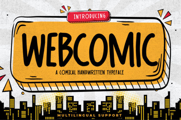 Webcomic Font: A Handwritten Typeface for Makers